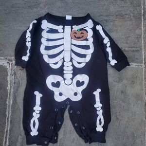 Skeleton Baby Halloween Costume Size 18-24m